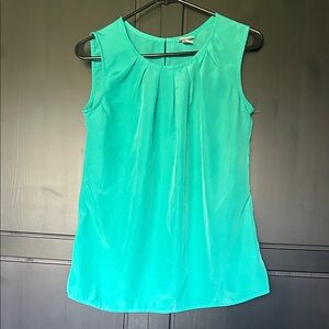 Merona Vibrant Aqua Sleeveless Blouse